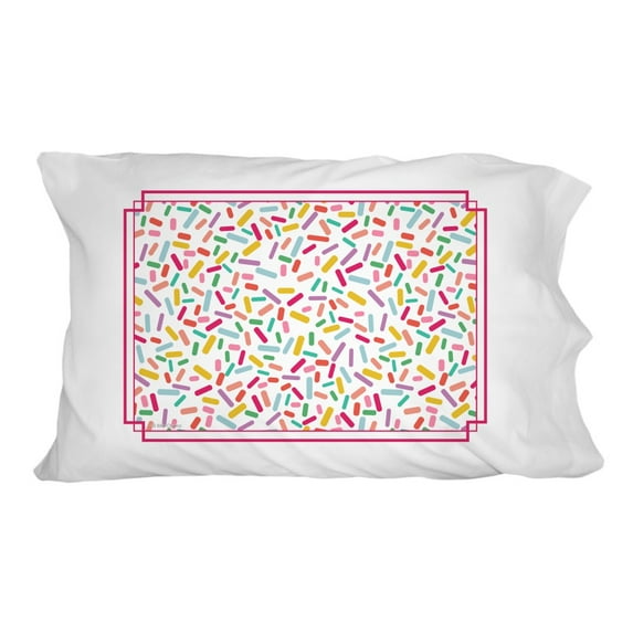 Colorful Confetti Sprinkles Novelty Bedding Pillowcase