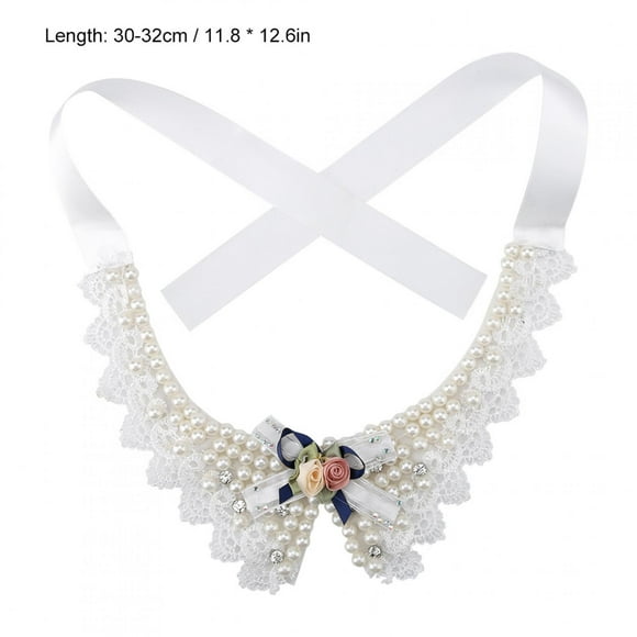 Collar de perlas para perros, pajarita con perlas, collar para perros, collar de boda para perra, cuello para perros, fiesta de bodas, gorros para mascotas, trajes, accesorios