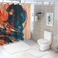 thumbnail image 7 of WYYP Exquisite Art Waterproof Shower Curtain Set with Hooks White, 7 of 7