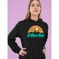thumbnail image 3 of Sunset Mountain Graphic Hoodie Women's, 3 of 4