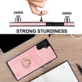thumbnail image 6 of Feishell Fit for Samsung Galaxy Note 10 Case with 360° Rotatable Ring Holder,Shockproof Drop Resistant Premium Plain PU Leather Soft TPU Card Slots Kickstand Back Protective Phone Case,Pink, 6 of 8