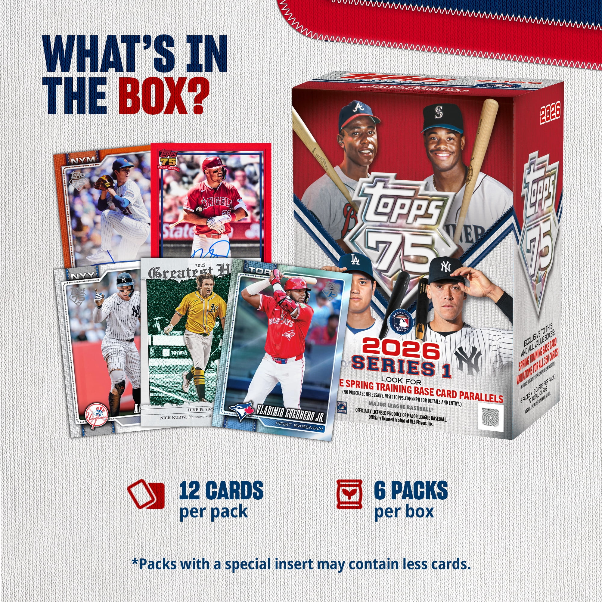 2026 Topps Series 1 Baseball - Factory Sealed - Value Box