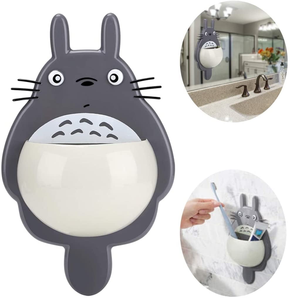 Little Cartoon Animal Toothbrush Holder Wall Stick Mounted Sucker Suction Cup CA 