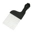 thumbnail image 2 of Unique Bargains 2 Pcs Metal Hair Pick Afro Comb for Curly Hair Afro Picks Hairdressing Styling Tool Black 6.50"x2.68", 2 of 5