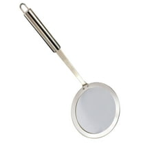 EXHUMKY 1Pc Stainless Steel Mesh Strainer Skimmer Spoon for Kitchen Cooking and Food Scooping