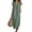 Light Green, variant on BOMYJESK Dresses for Women Ruffle Cap Sleeve V Neck 2026 Cotton Linen Dress Casual Summer Long Dress Boho Vacation Outfits with Side Pockets Green S