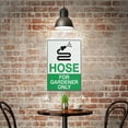 thumbnail image 4 of Hose For Gardener Only Sign Safe Sign, Signs Outdoor, 12 X 8 In, Sign For Home, Business, Driveway Alert, 4 of 6