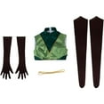 thumbnail image 6 of Halloween Uniform Green Elf Dress Suit for Adult Women, 6 of 7
