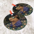 thumbnail image 3 of Boho Capybara at The Spa Ornament Window Hanging Customized Suncatcher Glass Panel with Metal Chain Sun Catchers Wall Art Home Decor Gift for Women Mothers Day, 2025, Seasonal, 3 of 5