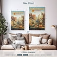 thumbnail image 4 of Elephant Stock The Lindbergh Line San Francisco California Wall Art - Vertical Canvas Wall Art - Living Room Wall Decor - City Canvas - Gray And Orange Decor By Kerne Erickson - 24" x 36", 4 of 8