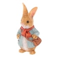 thumbnail image 2 of jinwen Animal Statue Decorative Miniature Figurines for Dollhouse Outdoor Terrarium Bag Rabbit, 2 of 9