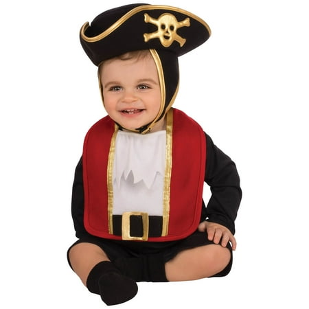 Baby Pirate Bib & Hat Costume