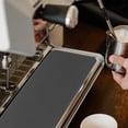 thumbnail image 3 of HEALEEP 2pcs Spill Tray Mat for Coffee Machines Water Cooler Dark Grey PU Rubber Easy to Clean, 3 of 8