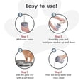 thumbnail image 4 of Lavadora Portátil Dexas Gris Claro Grande para Patas de Perro, 4 of 6