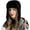 Black, variant on Women Men Winter Trapper Hats Ear Flaps Ushanka Trooper Hunting Hat Outdoor Ski Snow Windproof Cap