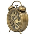 thumbnail image 5 of Yosemite Home Decor Modern Metal Gear Table Top Clock in Gold Brass, 5 of 8