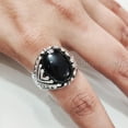 thumbnail image 7 of Black Onyx Mans Ring, Natural Black Onyx, December Birthstone, Silver Jewelry, 925 Silver Ring, Birthday Gift, Heavy Mens Ring, Arabic Design, Ottoman Style Ring, Christmas, Turkey Mens Signet Ring, 7 of 7