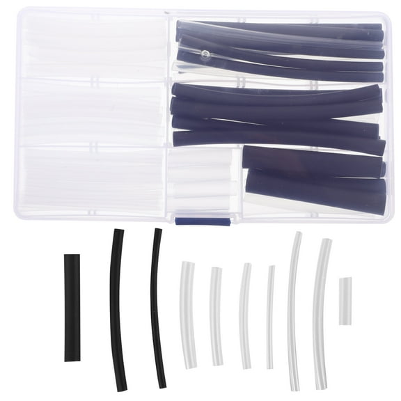 OUNONA 78pcs Shoelace Tips Repair Tool Set Shrink Shoelace End Caps For Diy Shoelace Shortening Reusable Shoelace Tips Shoe Lace Caps Clear Shoelace End Caps
