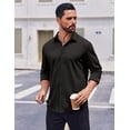 thumbnail image 2 of COOFANDY Men's Casual Button Down Shirts Long Sleeve Wrinkle Free Shirt Fall Shirts for Men, 2 of 6