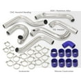 thumbnail image 5 of AJP Distributors Bolt On Aluminum Turbo Charger Forced Induction FMIC Intercooler Piping Kit + Blue Silicone Couplers Clamps Set Compatible/Replacement For Mazda 3 2.0L DOHC l4 2004 2005 2006 04 05 06, 5 of 6