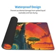 thumbnail image 3 of Naloa Abstract Tree Castle Gaming Mouse Pad Large Mouse Mat Long Extended Desk Pad Non-Slip Rubber Mice Pads Stitched Edges Thin Pad (16x29.5 Inch), 3 of 8