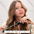 thumbnail image 5 of TAIFF Curves Professional Black Titanium Curling Iron – High-Performance Hair Curler & Rizadora para Cabello with Dual Voltage | Fixed Temperature 410°F | 1”, 5 of 7