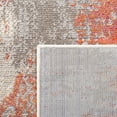 thumbnail image 6 of SAFAVIEH Madison Oscar Abstract Distressed Area Rug, Grey/Orange, 4' x 6', 6 of 8