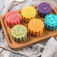 thumbnail image 3 of Yeacher Mooncake Press Molds Mid-Autumn Festival Pastry Tool Fodant Gift Decor DIY Flower Patterns Mooncake, 3 of 8