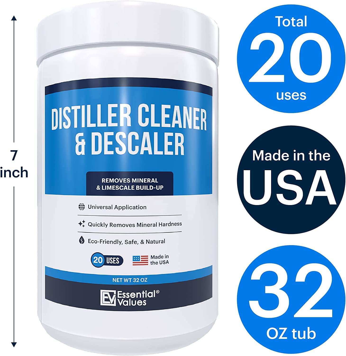 Distiller Cleaner Descaler (2 lbs) Citric Acid - Universal Application for Waterwise Natural & Safe – Deeply Penetrates Limescale & Water Mineral