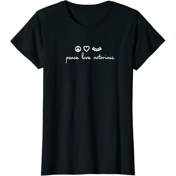 Peace Love Notorious RBG T-shirt