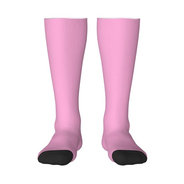Gaeub Chaussettes Design Imprimé Rose Chaussettes Hautes Extensibles pour Hommes Femmes Adolescents, Chaussettes de Softball Soccer pour Randonnée, Sport