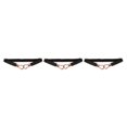 thumbnail image 2 of Qarigey Cinturones de mujer Accesorios de moda Accesorio de vestir Cinturón de cintura para decoración Negro Type1 NO1 Qarigey CBP256485, 2 of 6