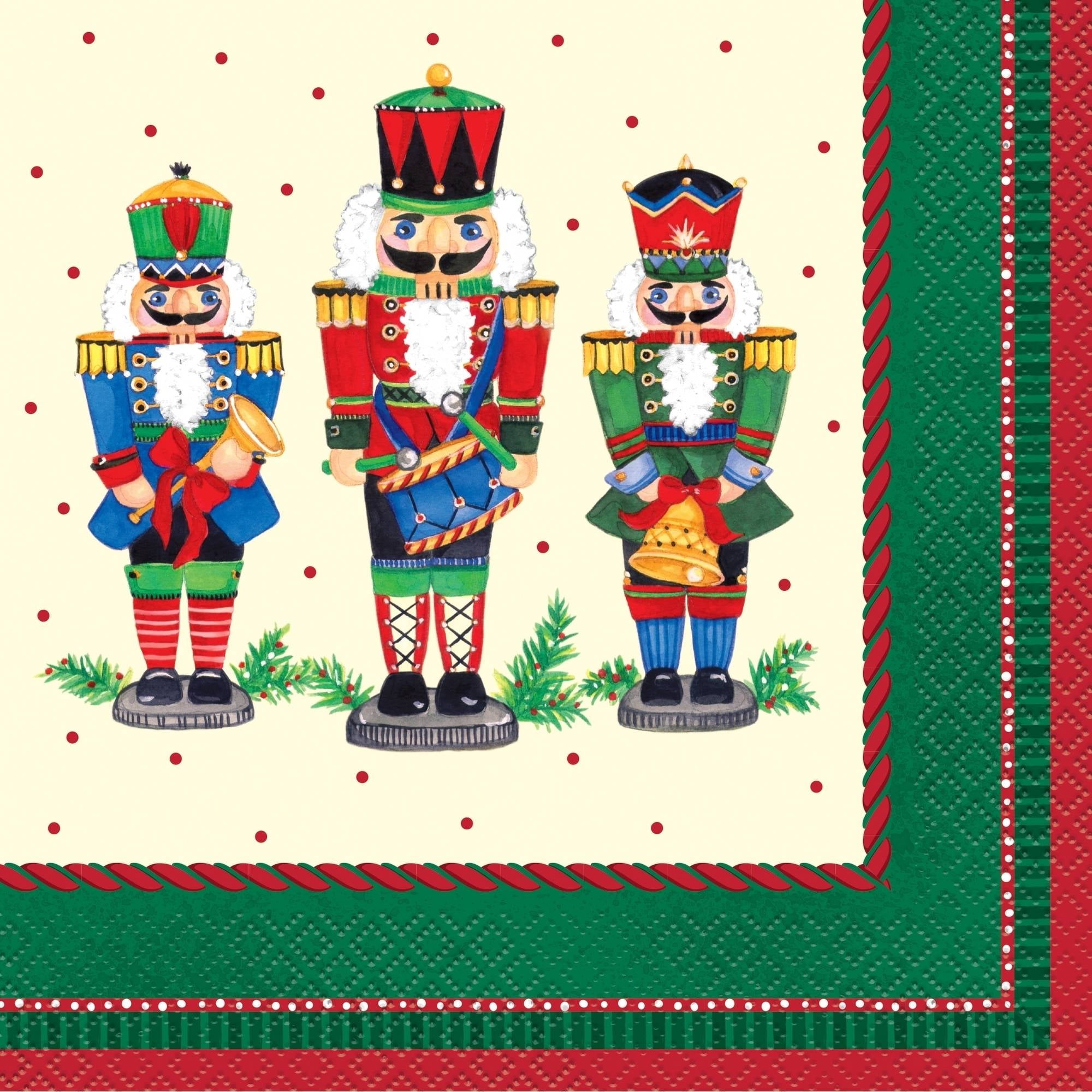 Nutcracker Christmas Party Lunch Napkins, 16ct