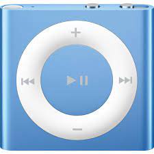 Apple iPod Shuffle 4th Generation 2GB Light Blue , Used with New Battery, Like New, Original Box
