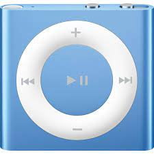 Apple iPod Shuffle 4th Generation 2GB Light Blue , Used with New Battery, Like New, Original Box