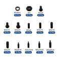 thumbnail image 2 of 260 Pack M3 Male Female Hex Brass Standoff Screw Nut Assortment Kit for PCB Motherboard Electronics,Black, 2 of 3