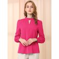 thumbnail image 2 of AllegK Dde San Patricio profesional Blusas de gade manlarcon cuello alto elegante pamujer RoroXL, 2 of 6