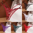 thumbnail image 2 of Women's Underwear Lace Briefs Thong Underwear Ladies Elegant Teddy High Waist Panties for Women, 2 of 3