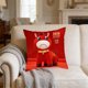 thumbnail image 1 of Year Of The Horses Cute Pillow Horse Ornament Year-End Party Horse Cushion Cover For Sofa Pillow, 1 of 6