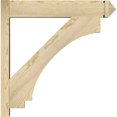 thumbnail image 3 of Ekena Millwork 6"W x 28"D x 28"H Imperial Rough Sawn Arts and Crafts Outlooker, Douglas Fir, 3 of 4