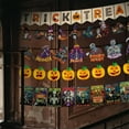 thumbnail image 3 of EOEMY Halloween Paper Pull Banner Horror Bat Pumpkin Witch Skull Flag Home Party Decor-Pumpkin #2, 3 of 5