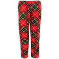 thumbnail image 2 of Weekending Juniors Girls Plaid Holiday Plush Pant with Stocking Set, 2 of 4