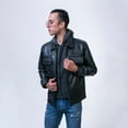 thumbnail image 1 of CHAMARRA HUGO PIEL BORREGO NEGRO, 1 of 5
