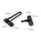 thumbnail image 4 of 2 Pack Door Lock Latches for Home Security (Red) - Front & Interior Door Guard Bar, Reinforced Childproof Door Stopper for Kids, Home, Hotel, Apartmen, 4 of 5