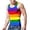 F-261Orange, variant on ZHOGXU Father's Day Mens Tank Top Summer Sleeveless Crew Neck Color Block Sports Fashion Comfortable Breathable Tee For Outdoor Activities,Purple,S