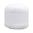 thumbnail image 3 of keepw Knitting Thread Cotton Crochet Yarn  Embroidery Clothes Sweater Tapestry Weave Line DIY Accessory, Fruit Green white, 3 of 6