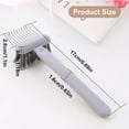 thumbnail image 4 of 2 in 1 Comb Cleaning Brush Hair Brush Cleaner Tool, 2-in-1 Comb Cleaner with Pick and Bristles, Portable Hair Brush Cleaner Rake, Hairbrush Cleaner Tool Rake, Effortlessly Removes Dust (White), 4 of 7