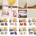 thumbnail image 2 of 3PCS Bath Rug Set Fashion Xmas Print Decorative Toilet Rug Toilet Lid Cover for Christmas, 2 of 7
