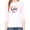 White/Pink, variant on Woman's Valentine's Day Raglan Shirt, Woman's Raglan Shirts, Valentines Shirts - XOXO