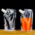 thumbnail image 3 of Wweixi Sacs de Flacon à Boire Sacs de Flacon à Boire avec Entonnoir Sacs à Liqueur Réutilisables Portables Transparents, 3 of 9